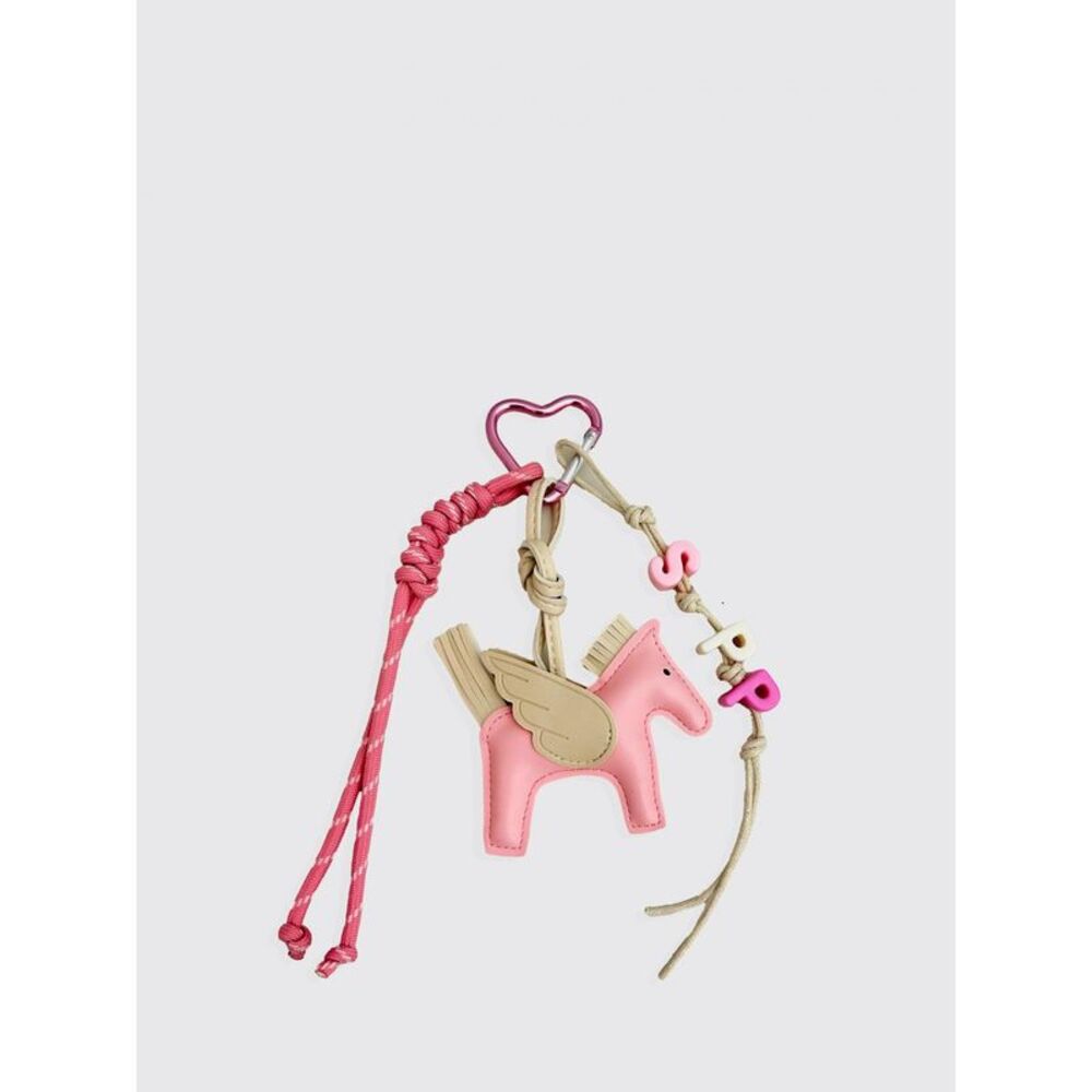 Secret Pon-Pon Key Chain Woman Pink
